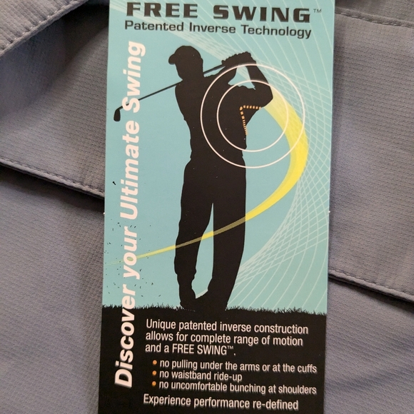 Page & Tuttle Large Wind & Waterproof Golf Shirt NWT - Picture 10 of 11